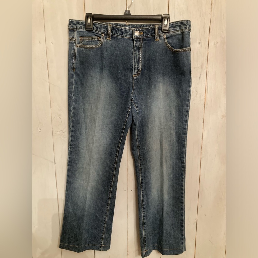 Michael Kors Women's Mid Rise Boot Cut Jeans Medium Wash Size 12/31
